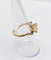 Bague 54.5 Bague tourbillon antique en or 18k et platine, diamant taille ancienne 1,35 ct 58 Facettes A06442