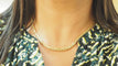 Collier Collier maille palmier en or jaune 58 Facettes 32918