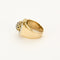 Bague 56 Bague or jaune et blanc, diamants 58 Facettes B250236