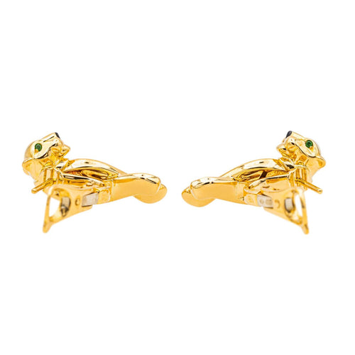 Boucles d'oreilles Cartier Boucles d'oreilles Clips  Panthère Or jaune 58 Facettes 3924148CN