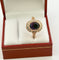 Bague en or rose 18 carats , améthyste et diamants