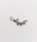 Pendentif Pendentif vintage or blanc branche fleurie et diamants 58 Facettes A06324