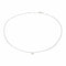 Collier Collier Solitaire Or blanc Diamant 58 Facettes 4387213CN