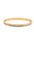 Bracelet Bracelet jonc or jaune et diamants princesse 58 Facettes