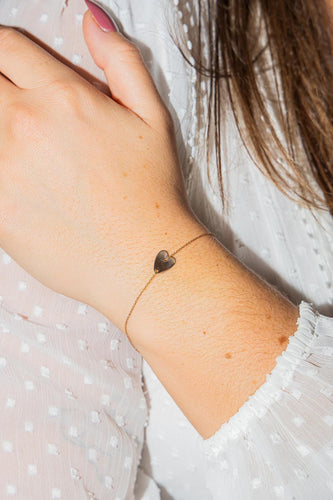 Bracelet Ginette NY Bracelet Coeur Angèle mini heart Or rose 58 Facettes 2678590CN