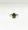 Bague 54 Bague or blanc quartz fumé et diamants 58 Facettes
