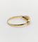 Bague 58 Bague jarretière Art Déco or jaune, diamants taille rose (circa 1920) 58 Facettes A06032