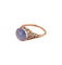 Bague 57 Bague ancienne or jaune et saphir 58 Facettes