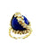 Bague GILBERT ALBERT. Bague or jaune 18K, diamants et billes interchangeables 58 Facettes