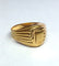 Bague 54 Bague chevalière en or jaune 58 Facettes 593/5