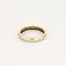 Bague 48 Alliance américaine en or jaune et blanc, diamants 58 Facettes ENG10218