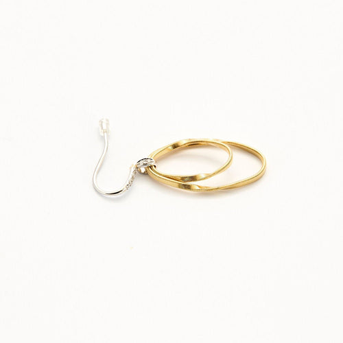 Boucles d'oreilles MARCO BICEGO - MARRAKECH ONDE - Boucles d'oreilles or jaune et diamants 58 Facettes SP2