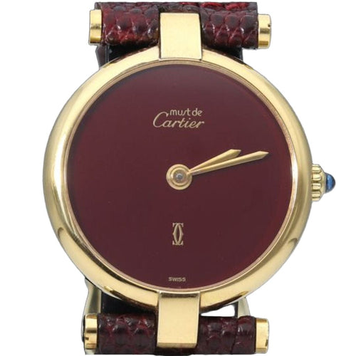 Montre Cartier Montre Must De Cartier Vermeil 58 Facettes MT41245