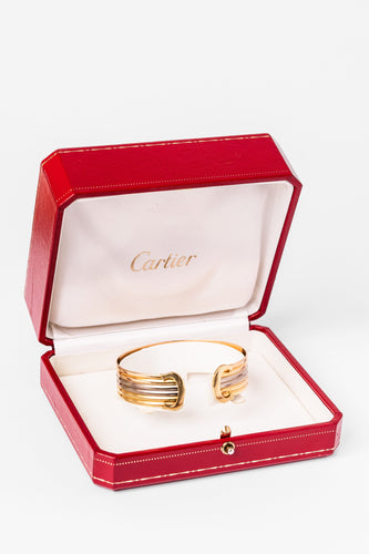 Bracelet CARTIER - Bracelet jonc trois ors 58 Facettes