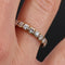 Bague 52 Alliance diamants or jaune 58 Facettes 21-066-52