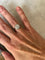 Bague 51 Bague Art Déco, diamants, platine 58 Facettes