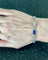 Bracelet Bracelet or blanc saphir et brillants 58 Facettes