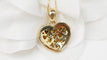 Collier 42 Collier coeur or jaune et diamants 58 Facettes 32593