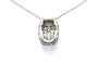Pendentif Pendentif Art Déco en or blanc 18k et saphirs, diamants taille brillant 58 Facettes 23414