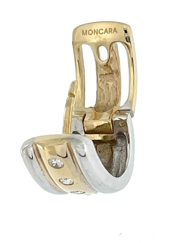 Boucles d'oreilles Boucles d'oreilles Moncara en or avec diamants 58 Facettes