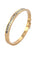 Bracelet Bracelet jonc or jaune et diamants princesse 58 Facettes