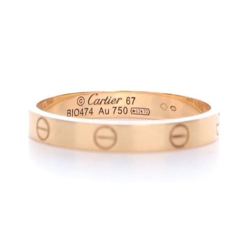 Bague 67 CARTIER - Alliance Love Or jaune 58 Facettes 97700