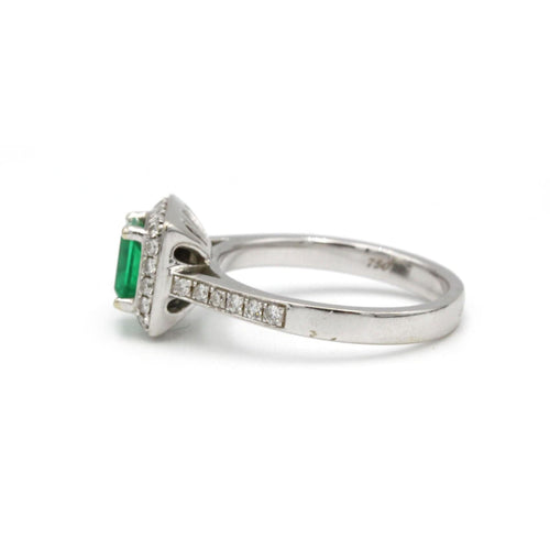 Bague 52 Bague - Or, émeraude et diamants 58 Facettes 250182R