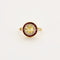 Bague 52 Bague cible art déco rubis diamants et or 58 Facettes