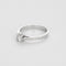 Bague 54 Solitaire or gris et diamants 58 Facettes EB4