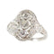 Bague 55 Géométrie en lumière : une bague Art déco en platine et diamant des années 1920 58 Facettes 25282-0064