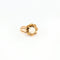 Bague 50 Bague florale en or jaune et perle 58 Facettes 30481