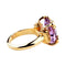 Bague 46 GUCCI - Bague Horsebit en or jaune et améthyste 58 Facettes 160447J85705010