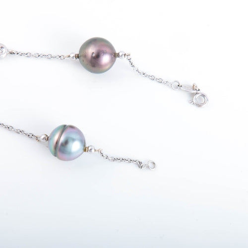 Bracelet BRACELET PERLES DE TAHITI ET DIAMANTS 58 Facettes 0