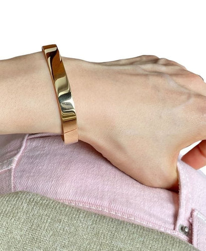 Bracelet DINH VAN - Bracelet jonc signé en or jaune 58 Facettes