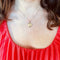 Pendentif AUGIS- Médaille d'amour diamant rubis et or jaune 58 Facettes LMB-299
