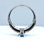 Bague 54 Bague en or blanc en saphirs et diamants 58 Facettes AB323