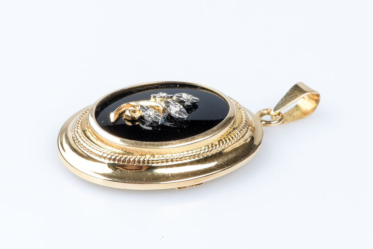Pendentif Pendentif en or jaune 18 carats 58 Facettes PD-335397-5