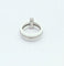 Bague 53 GUY LAROCHE - Bague en céramique blanche et or gris sertie de diamant 58 Facettes