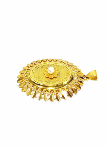 Pendentif Pendentif 2 ors et perle 58 Facettes