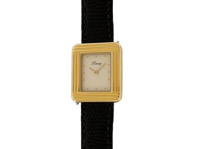 Montre montre POIRAY ma premiere 22 mm or et acier + 7 bracelets quartz 58 Facettes 268601