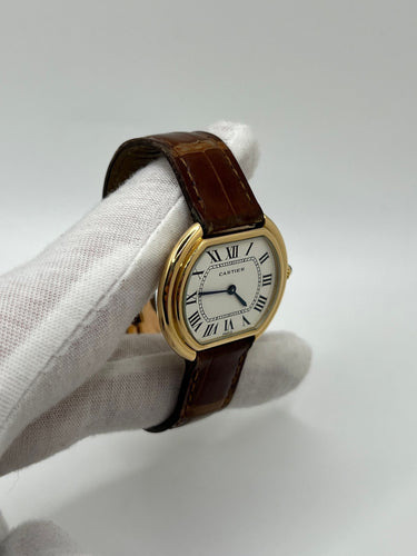 Montre Cartier Ellipse Grand Modèle 58 Facettes