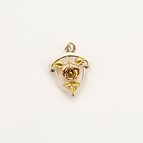 Pendentif Pendentif 3 ors en forme de bouclier 58 Facettes LP951/BET