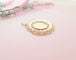 Pendentif Pendentif pièce or de 20 Frs Napoléon III tête nue 1858 58 Facettes AA 1641