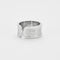 Bague 52 CARTIER - Bague double C or blanc 58 Facettes