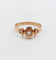 Bague 56.5 Bague antique or rose perles sertis étoilés 58 Facettes A05703