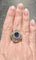 Bague 54 Bague Jupe avec saphir et diamants en baguette et brillant 58 Facettes