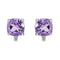 Boucles d'oreilles Mauboussin Boucles d'oreilles Petit visage d'amour  Or blanc Améthyste, Diamant 58 Facettes 4157393RV