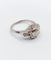 Bague 52 Bague marguerite art deco or blanc 18k et 1,02 carats diamant taille ancienne (circa 1940) 58 Facettes A05086