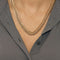 Collier Collier en or rose 18 carats 58 Facettes CAN1205