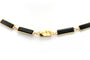Collier Collier Napoléon III en or jaune serti d'onyx et d'agates 58 Facettes B606